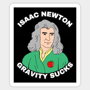 🍎 Sir Isaac Newton Figures Out that Gravity Sucks Sticker